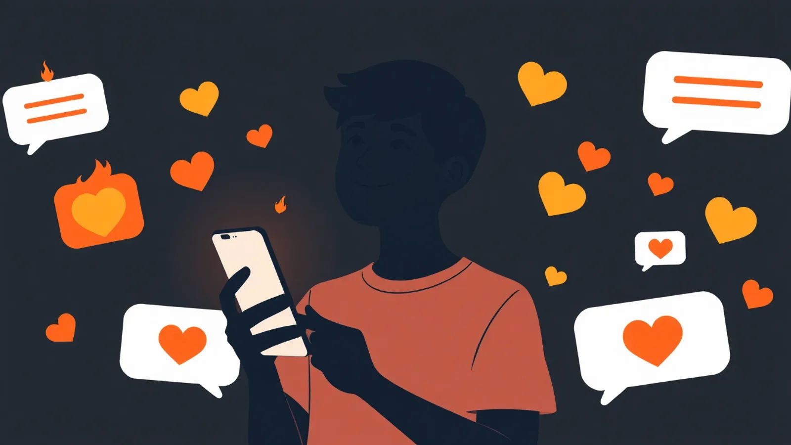 Phone showing a dating chat with an AI reply suggestion in a flirty tone
